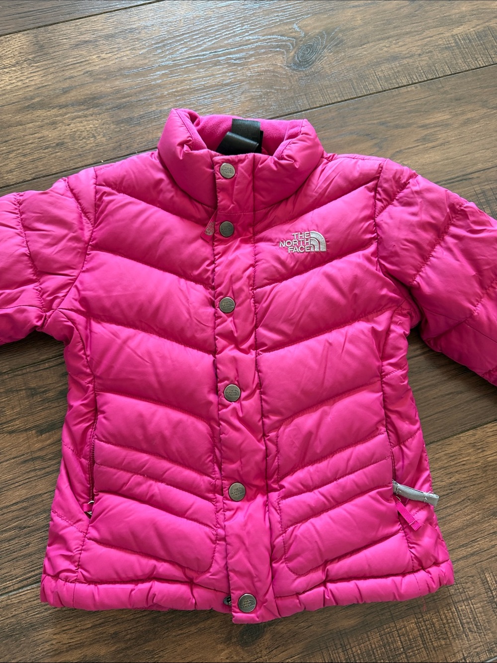 The North Face Kids Pink Puffer Jacket